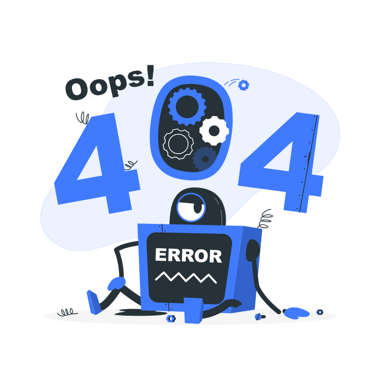 Erreur 404 Robot - Requête Introuvable